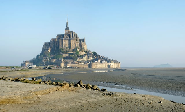 The Mont Saint-Michel is one of the most visited and recognisable landmarks on the English Channel.