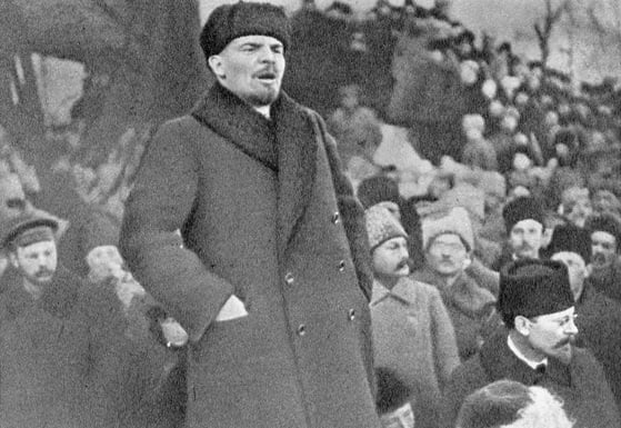 Lenin speaking in 1919