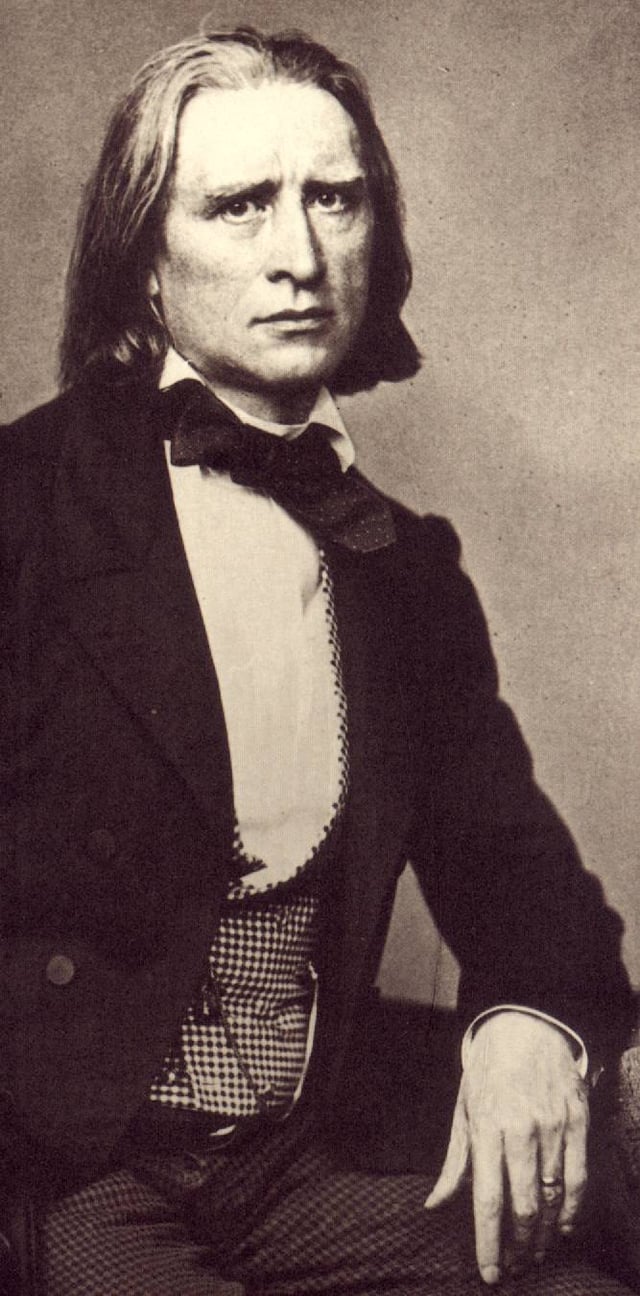 Ferenc (Franz) Liszt, one of the greatest pianists of all time; well-known composer and conductor