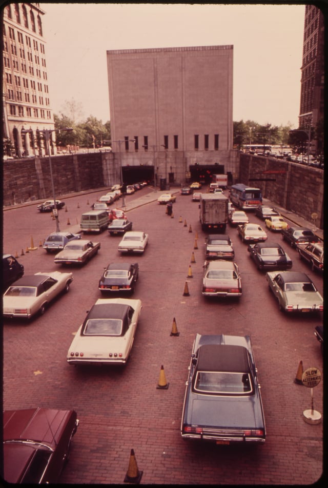 The tunnel, seen in 1973