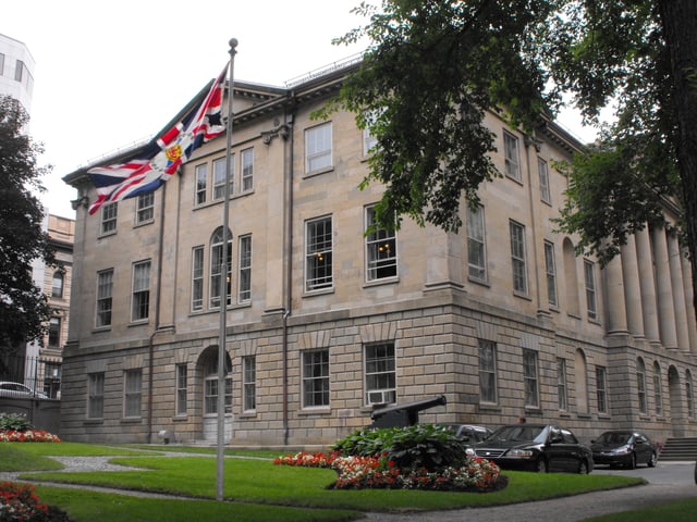 Province House serves as the meeting place for the Nova Scotia House of Assembly