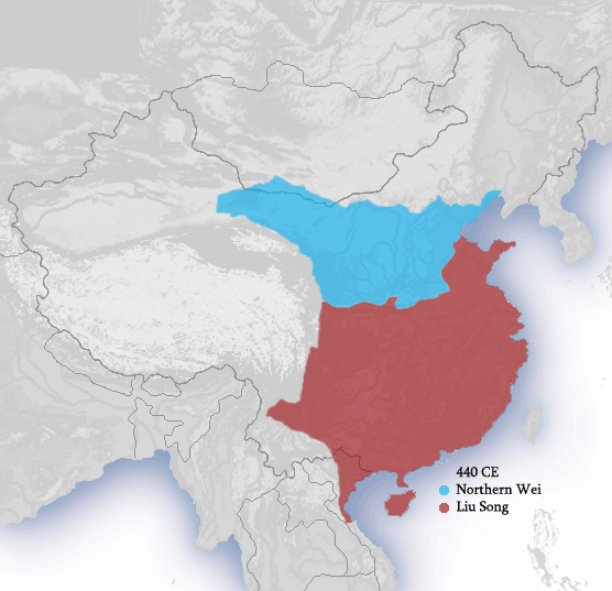 Southern and Northern Dynasties, 440 AD