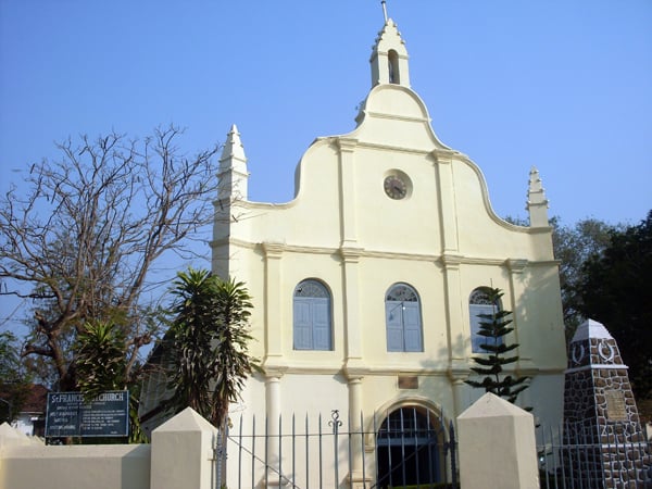 St. Francis CSI Church built in 1503, is the oldest European church in India.