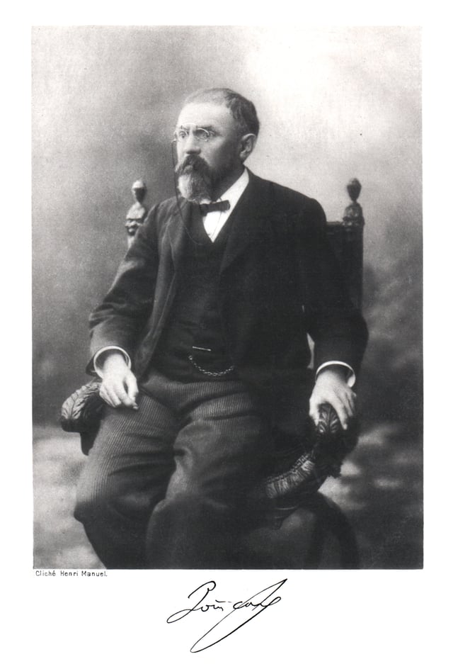 Photographic portrait of H. Poincaré by Henri Manuel