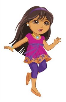 Dora the Explorer as a tween, as seen after being revealed in 2009.