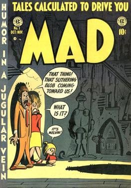 Harvey Kurtzman's cover for Mad #1 (Oct–Nov 1952)