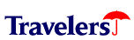 The corporate logo of Travelers Inc. (1993–1998) prior to merger with Citicorp.