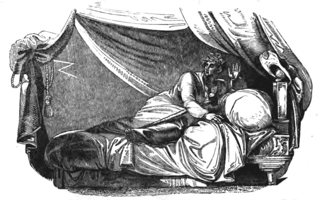 Tender-Conscience, hero of Part Three, awakens from sleep in the palace of Carnal-Security