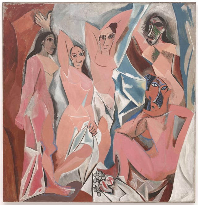 Les Demoiselles d'Avignon (1907), Museum of Modern Art, New York