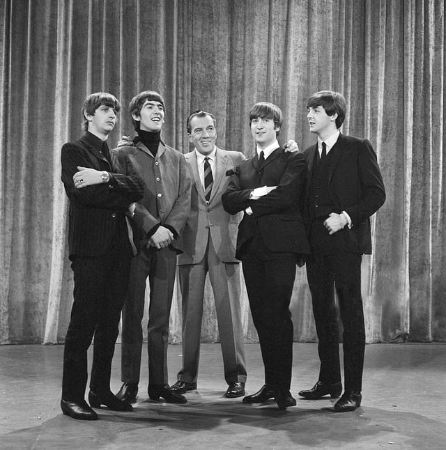 The Beatles with Ed Sullivan, February 1964