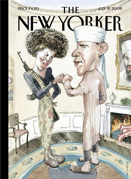 Barry Blitt's cover from the July 21, 2008 issue of The New Yorker