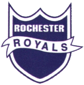 The logo of the Rochester Royals