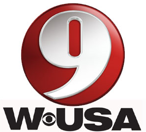 Logo used from 2000 to January 2013. An earlier variant, which replaced the 1980s-era "square 9", which dated to the days of WDVM, was colored yellow with a black numeral and was used from 1995 to 1998.