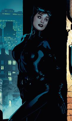 Catwoman is Batman's most enduring romance. Art by Adam Hughes.