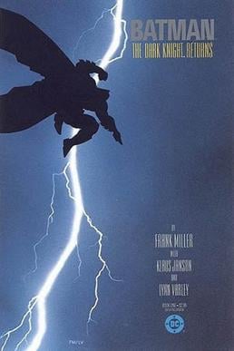 Cover art for the first issue of The Dark Knight Returns