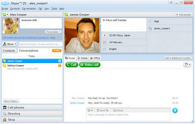 Skype 4.0 (released 2009)