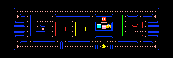 Google's interactive Pac-Man logo