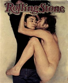 Rolling Stone January 22, 1981, by Annie Leibovitz.