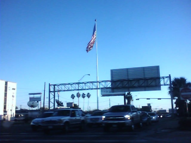 David B. Barkley Plaza flag