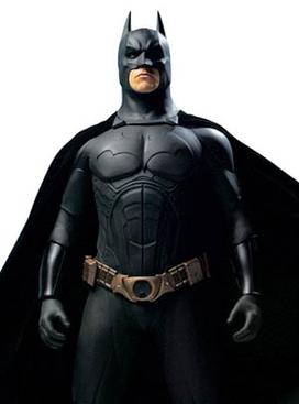 Christian Bale as Batman in the 2005 film Batman Begins