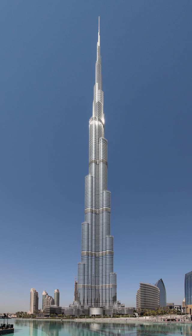 Burj Khalifa is the tallest man-made structure in the world.