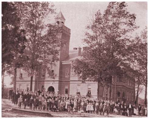 The late Milan-Sitka Building, 1904, during which it was Georgie Robertson Christian College.