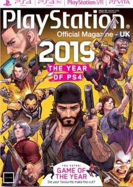 PlayStation Official Magazine – UK cover from January 2019 issue