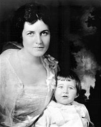 Kennedy with her firstborn child, Joe Jr., circa 1919