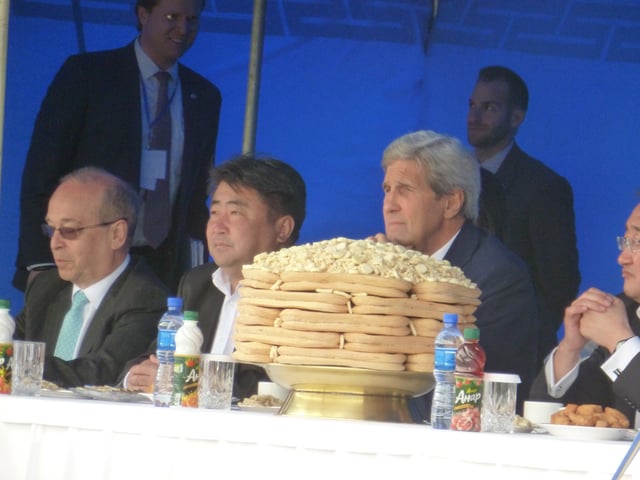 Kerry at the Great Naadam in Mongolia, 2016