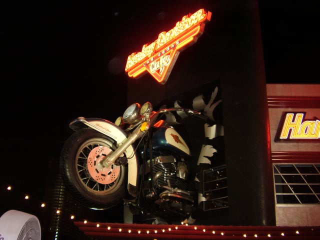 Harley-Davidson Cafe theme restaurant located on the Las Vegas Strip