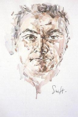 Francisco de Sá Carneiro, by Patrick Swift, 1980; Following his election Sá Carneiro commissioned Swift to paint his portrait