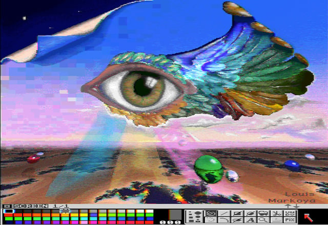 A 4096 color HAM picture created with Photon Paint in 1989