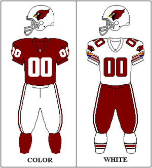 Phoenix Cardinals uniform: 1989–1995