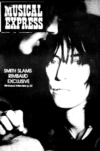 Cover featuring Patti Smith for the week of 21 February 1976