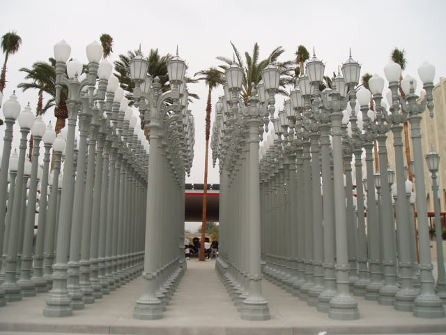 Urban Light sculpture by Chris Burden