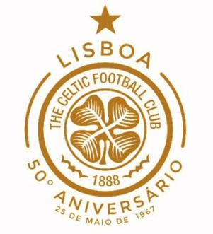 Special commemorative crest used in season 2017-18 to celebrate the 50th anniversary of the club's European Cup Final win in 1967.