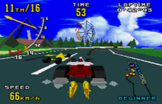 The graphics produced by the Sega Virtua Processor are comparable to those of Nintendo's Super FX chip.