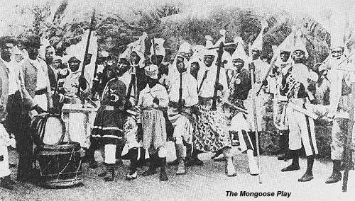 The Mongoose Play, a popular production of folk theatre and music
