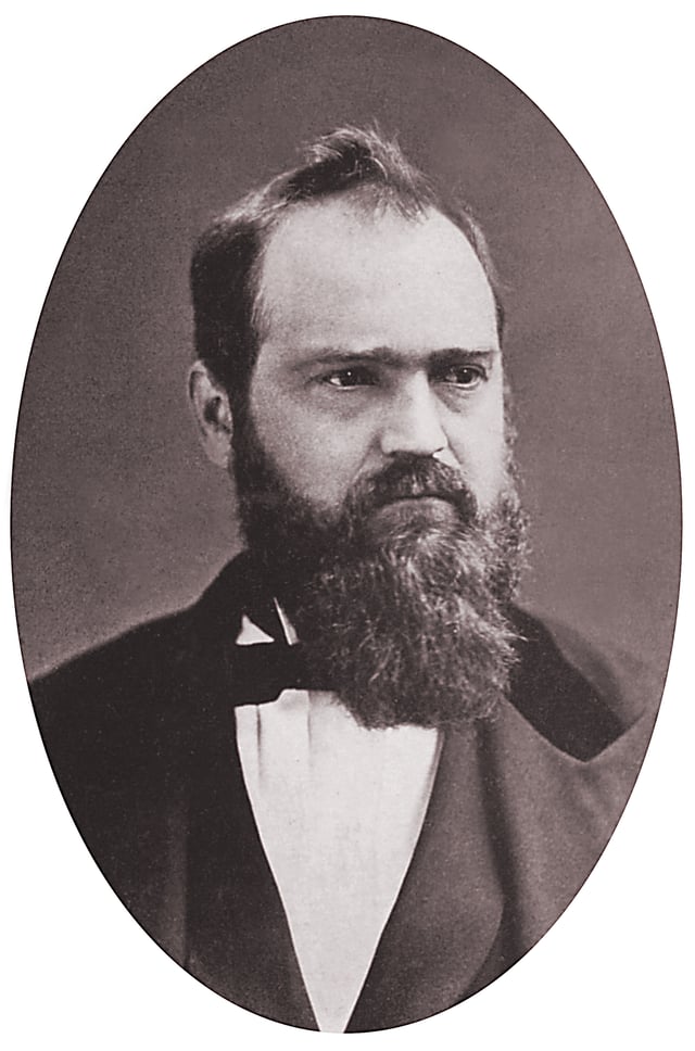 Harvey W. Scott as he appeared in the 1870s.