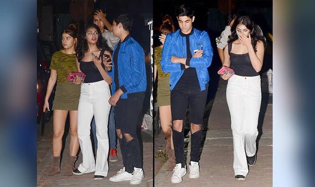 Aarav Kumar with his friends