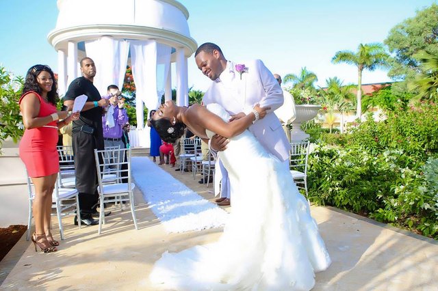 Photo of Adrian and his wife Veronnia at their wedding