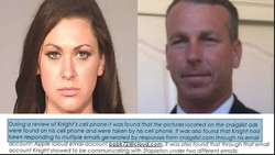 Image of Alicia Stapleton and Robert Knight that was shared by countless news publications.