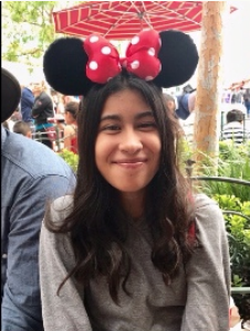 Alyssa Alcaraz visiting Disneyland