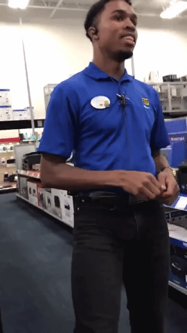 Gif of the video where Russ explains the difference of Sauce and Juice.