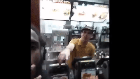 Smoking Marijuana in a Fast food establishment