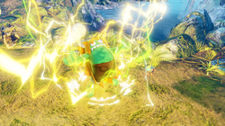 Blanka donning the Blanka-chan costume Street Fighter V.
