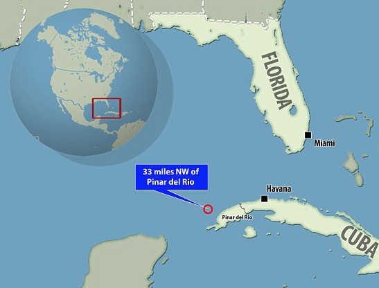 Map of the incident