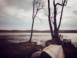 Bright Lake - Fishing Boat