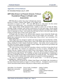 Press Release - Bright Lake