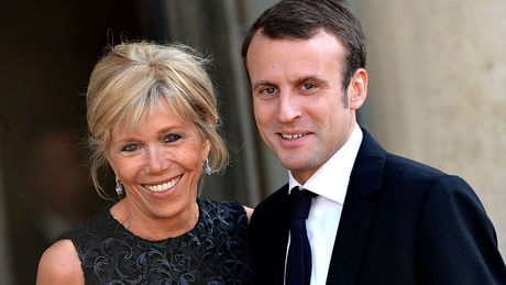 Brigitte and Emmanuel Macron